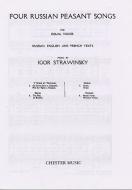 Four Russian Peasant Songs 