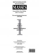 Renaissance Masters Masses 1 