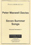 Seven Summer Songs Untuned Percussion Part 1 