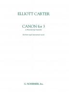 The Canon For Three 
