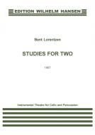 Lorentzen, B Studies for Two Cello/Perc 