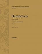 Romanzen G-Dur op. 40 und F-dur op. 50 für Violine und Orchester 