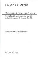 Hommage à Johannes Brahms op. 59 