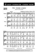 Ave verum corpus KV 618 Standard