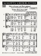 Seht, er kommt mit Preis gekrönt! / Tochter Zion, freue dich! Standard