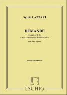 Trois Chansons de Sheherazade No 1 