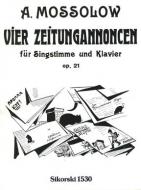 4 Newspaper Articles Op. 21 