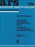 Konzert F-Dur Wq46 