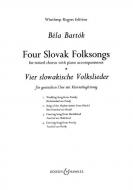 Four Slovak Folk Songs 
