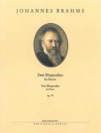 2 Rhapsodien op. 79 