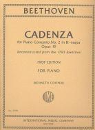 Cadenza for Piano Concerto No.2 Op.19 