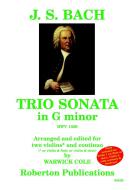 Triosonate in g-Moll BWV 1029 