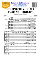 Of One That Is So Fair And Bright 