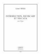 Introduction Ricercare et Toccata / Orgue 