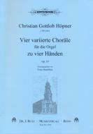 Vier variierte Choräle 