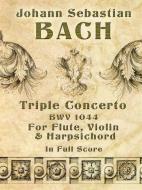 Tripelkonzert BWV 1044 