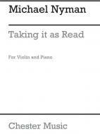 Taking It As Read 