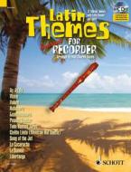 Latin Themes For Soprano Recorder 