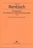 Komposition für Altstimme und Kammerensemble 