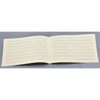 Notenpapier Oktav-Format quer (27x17) 8 Systeme 