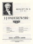 Menuet in G Op. 14 No. 1 