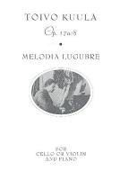 Melodia lugubre op. 17a/8 