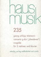 Concerto G Major TWV 52:G1 