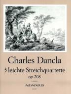 3 easy quartets op. 208 (C major, G major, D major) 