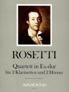 Quartett in Es-dur für 2 Klarinetten und 2 Hörner 