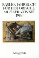Basler Jahrbuch XIII 1989 