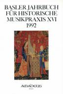 Basler Jahrbuch XVI 1992 