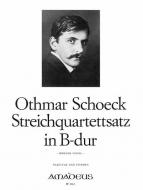String quartet movement in B flat major (W.Vogel) 