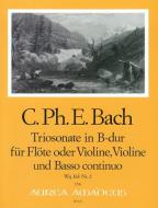 Sonata a tre in B flat major - Wq 161 Nr. 2 