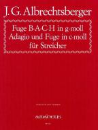 Fuge B-A-C-H in g minor - Adagio and Fuge in c minor 