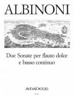 Due Sonate op. post in G major and D major 