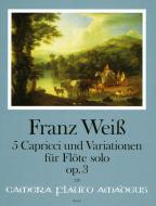 5 Capricci and variations op. 3 