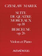 Suite de quatre morceaux op. 18 (1916-1918) - Berceuse op. 26 (1926) 
