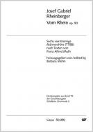Vom Rhein op. 90. Sechs vierstimmige Männerchöre 