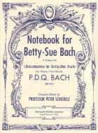 Notebook for Betty-Sue Bach S. 13 going on 14 