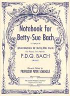 Notebook for Betty-Sue Bach S. 13 going on 14 