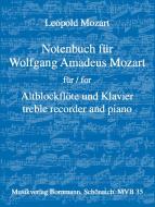 Music book for Wolfgang Amadeus Mozart 