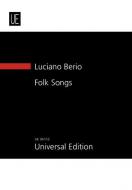 Folk Songs für Mezzosopran und 7 Instrumente 