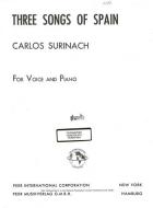Three Songs of Spain 