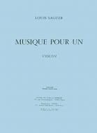 Musique pour un violon 