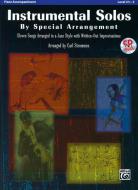 Instrumental Solos By Special Arrangement 