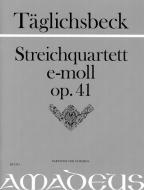 Quartet in e minor oo. 41 