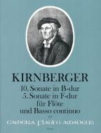 10th sonata in B flat major and 5th sonata in F major 