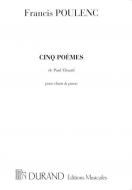 5 Poemes d'Eluard 
