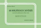 40 Solfeggi Cantati Manoscritti Band 1a 