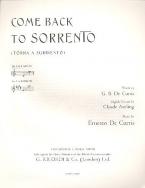 Come Back To Sorrento No. 1 in C 